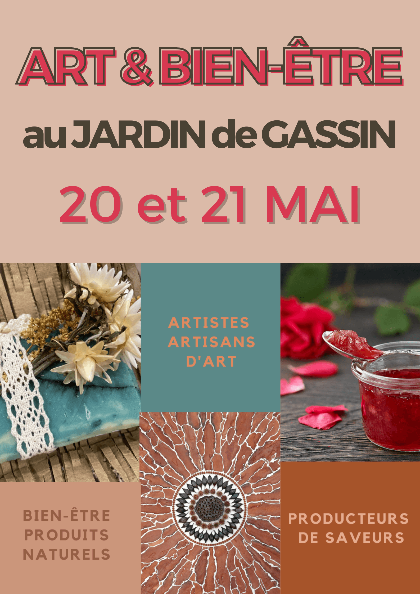 Salon Art & Bien-être au jardin à Gassin (83)