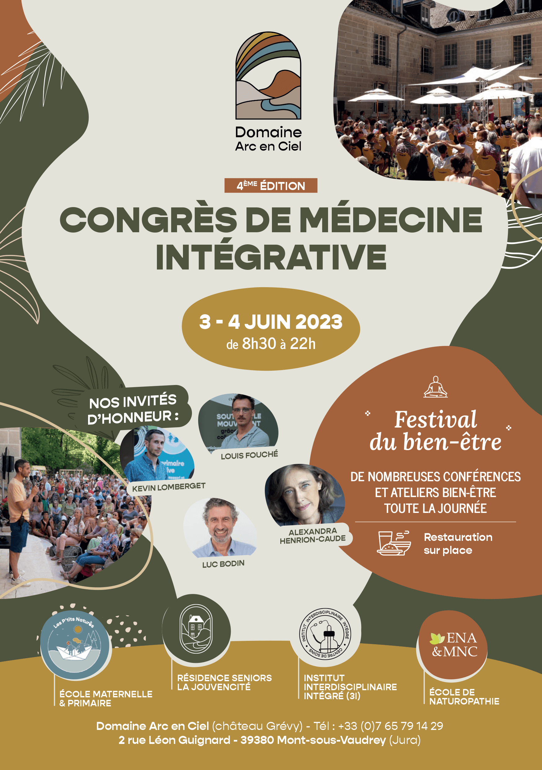 Festival du Bien-être, congrès de Médecine Intégrative Mont sous Vaudrey (39)